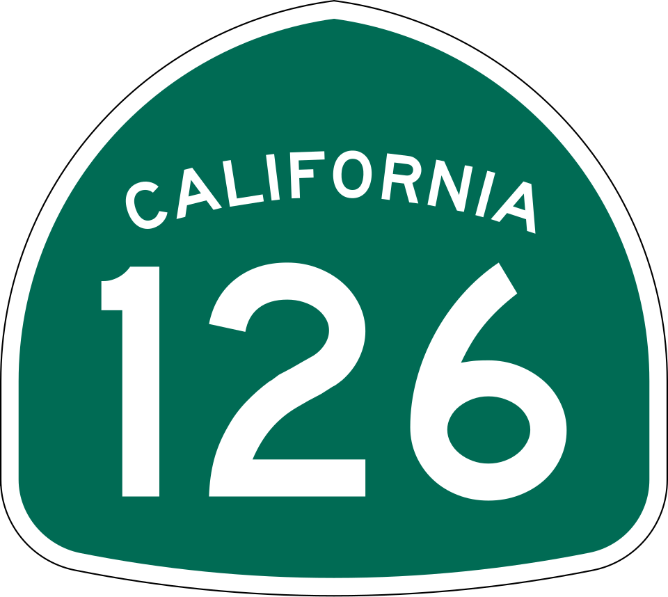 CA-126 (Newhall Ranch Road / Henry Mayo Dr) shield