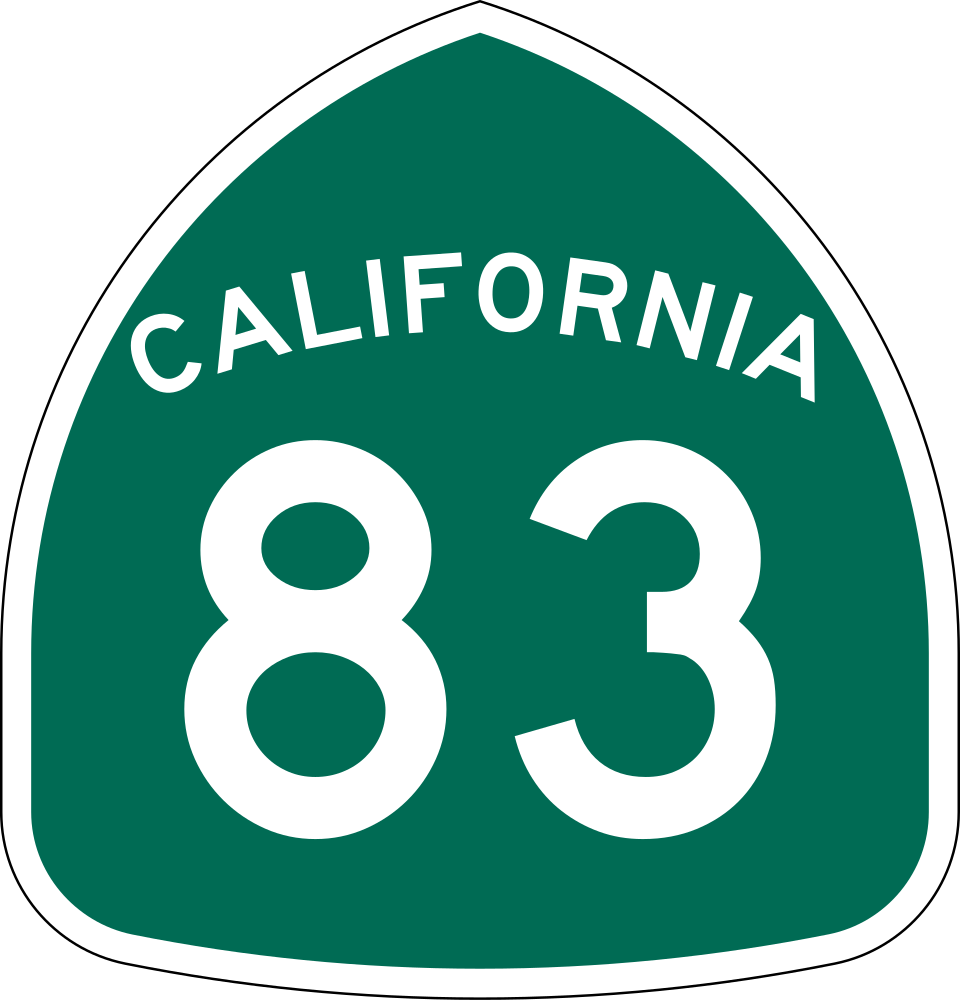California State Route 83 shield