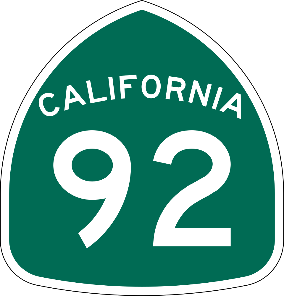 California State Route 92 shield