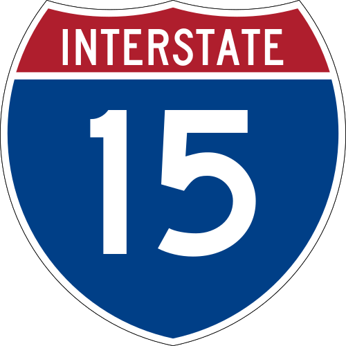 Interstate 15 (Mojave Freeway) shield