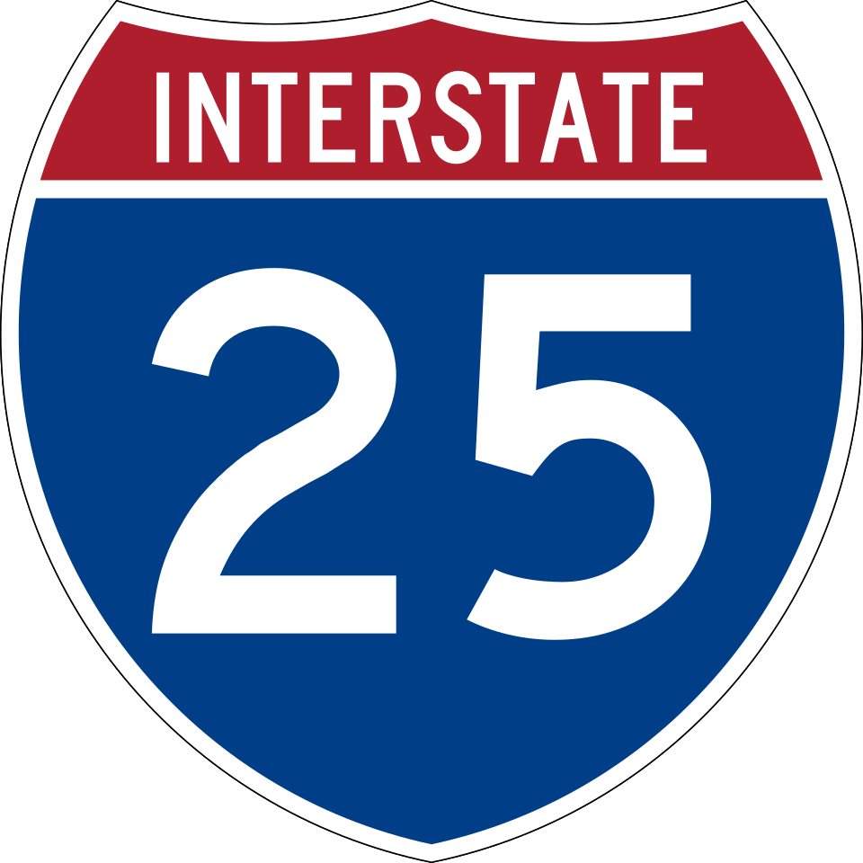 I-25 shield