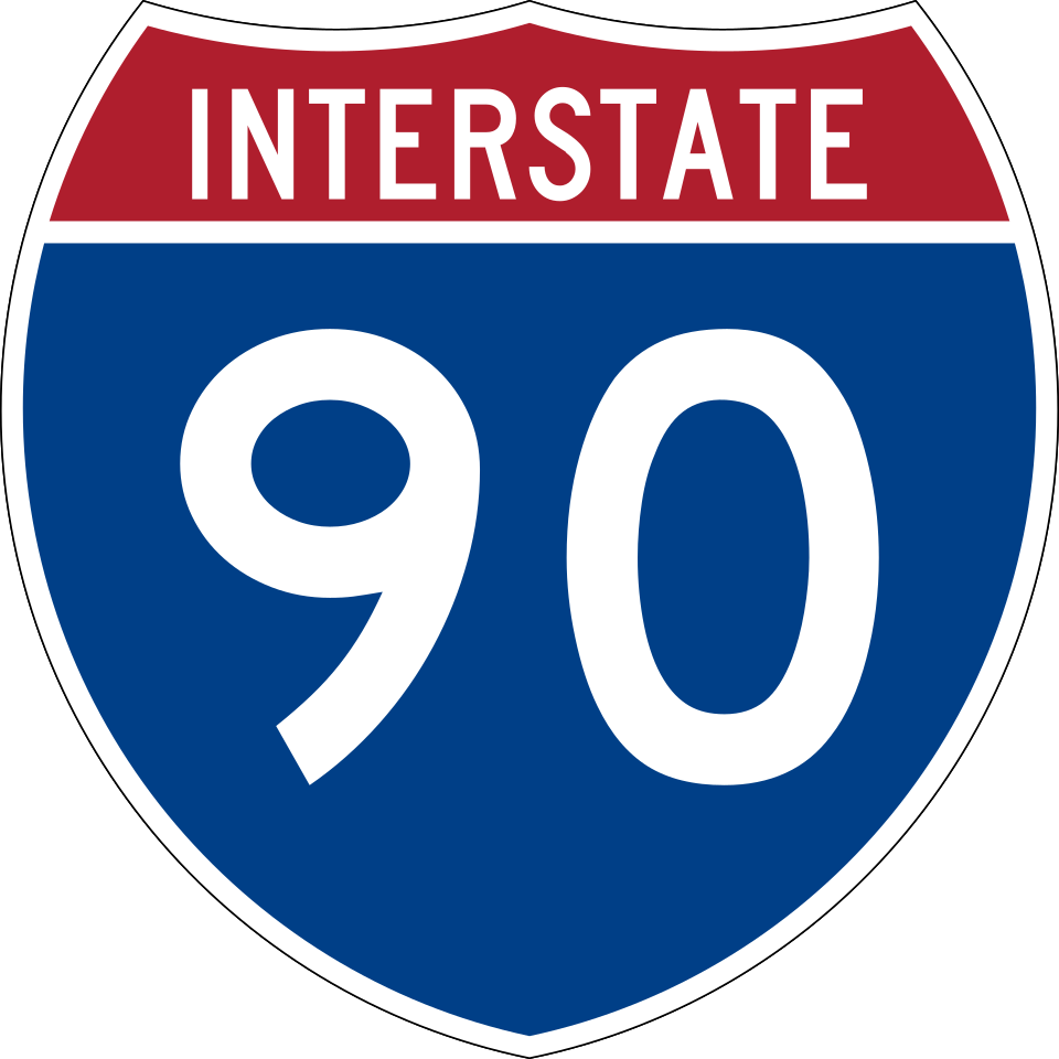 Interstate 90 (Jane Addams Tollway) shield