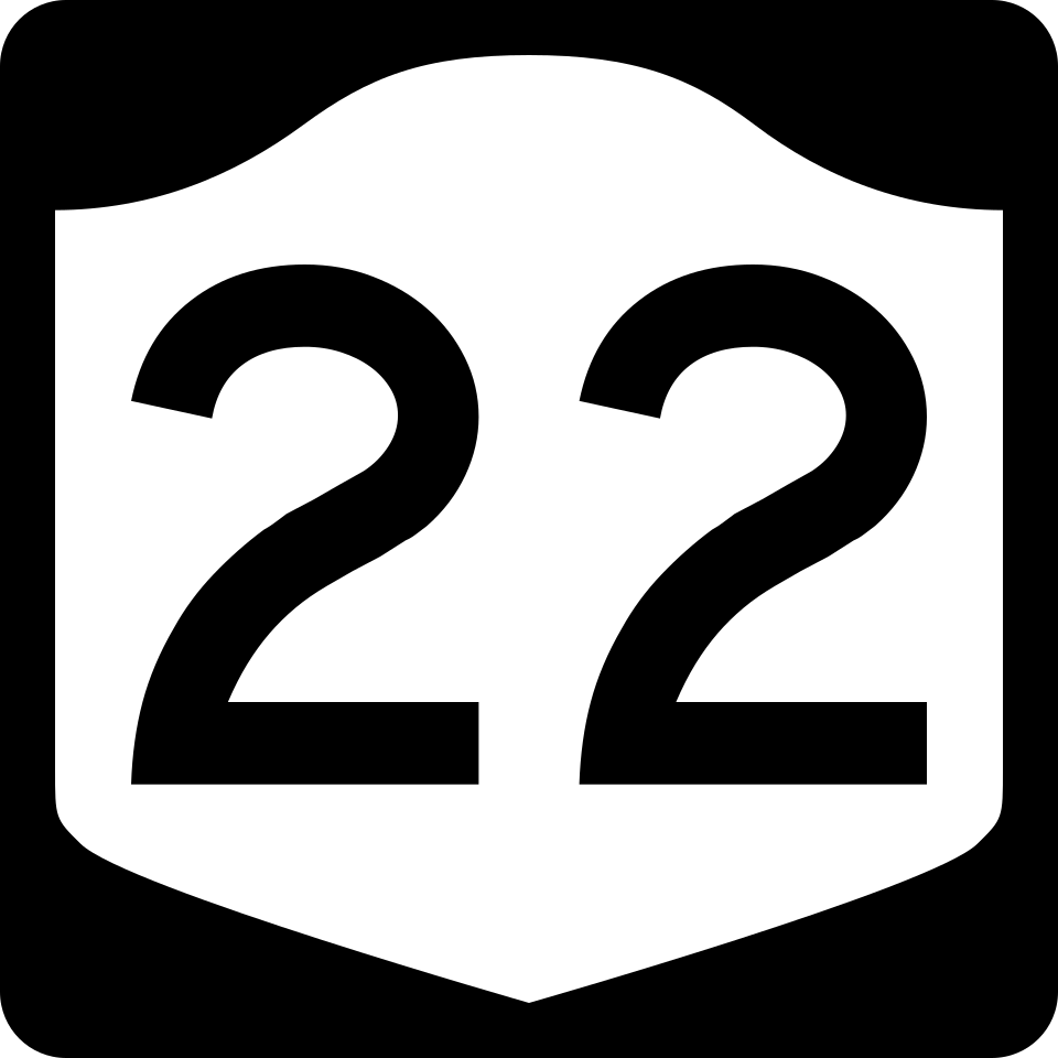 Route 22 (North Avenue) shield