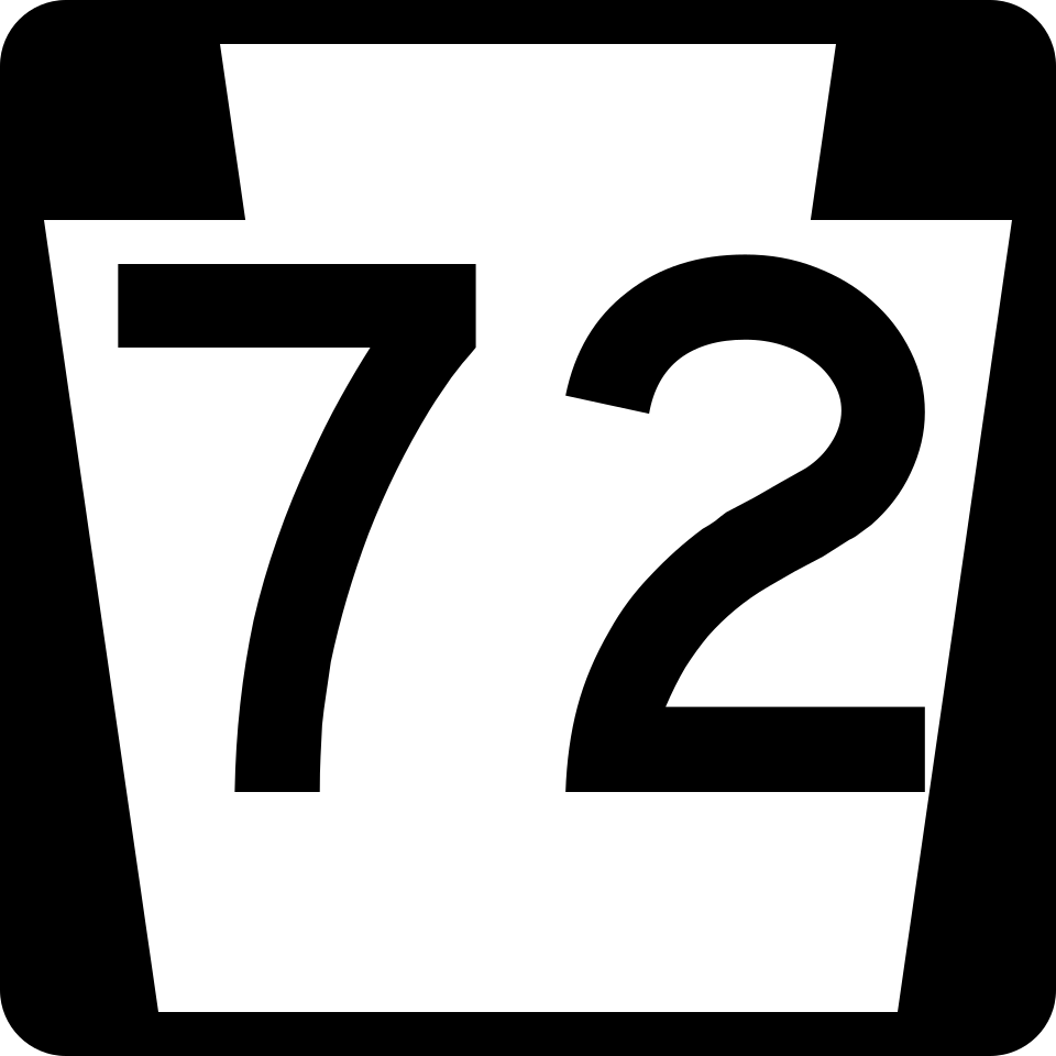 PA Route 72 (Manheim Pike) shield