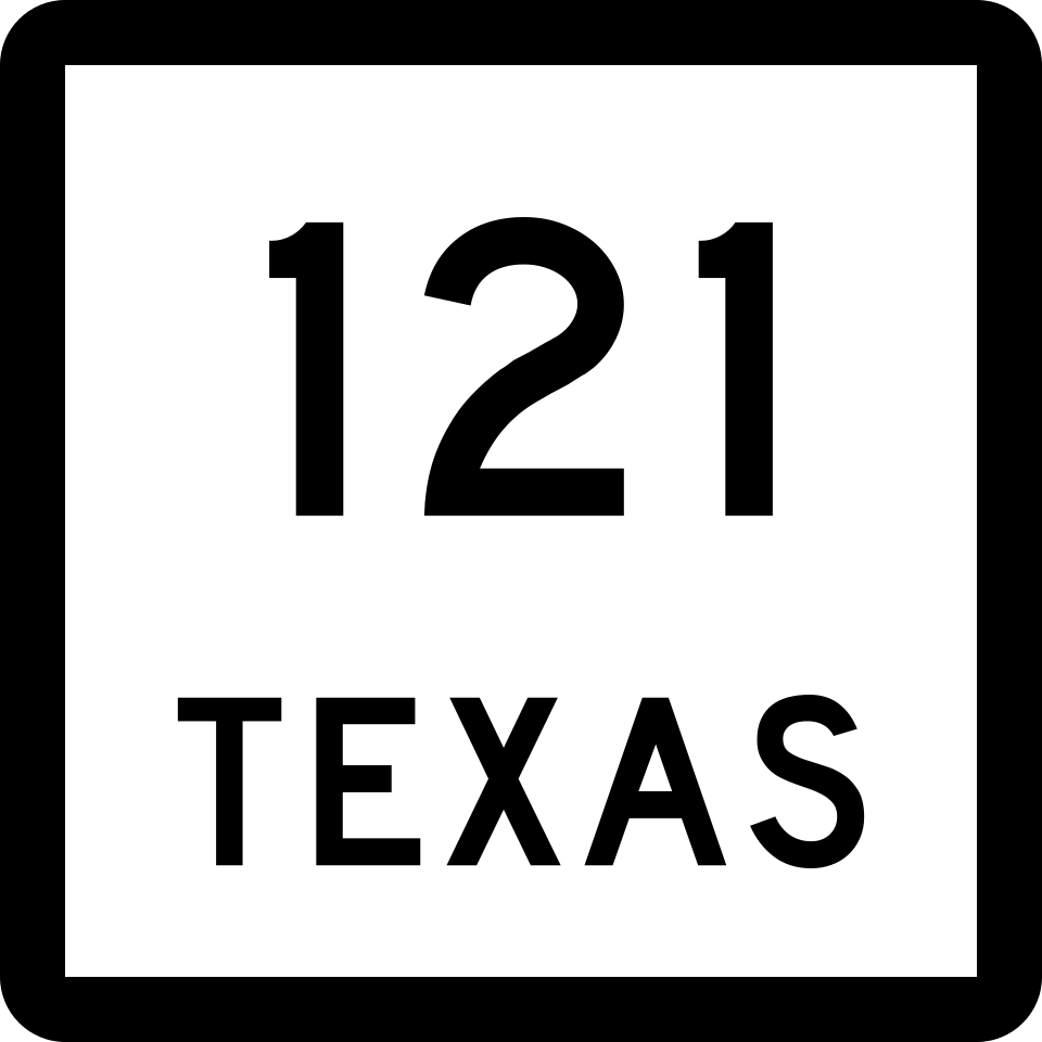 Sam Rayburn Tollway (SH-121) shield