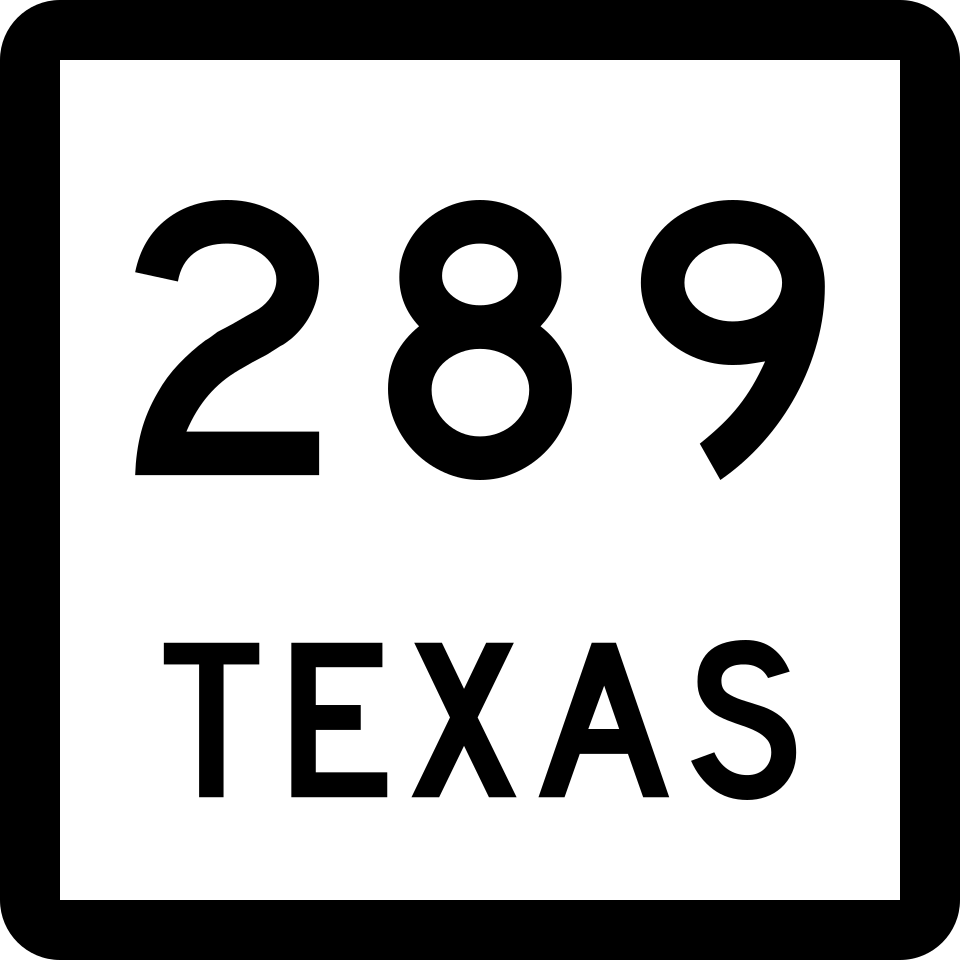 Texas State Highway 289 (Preston Road) shield