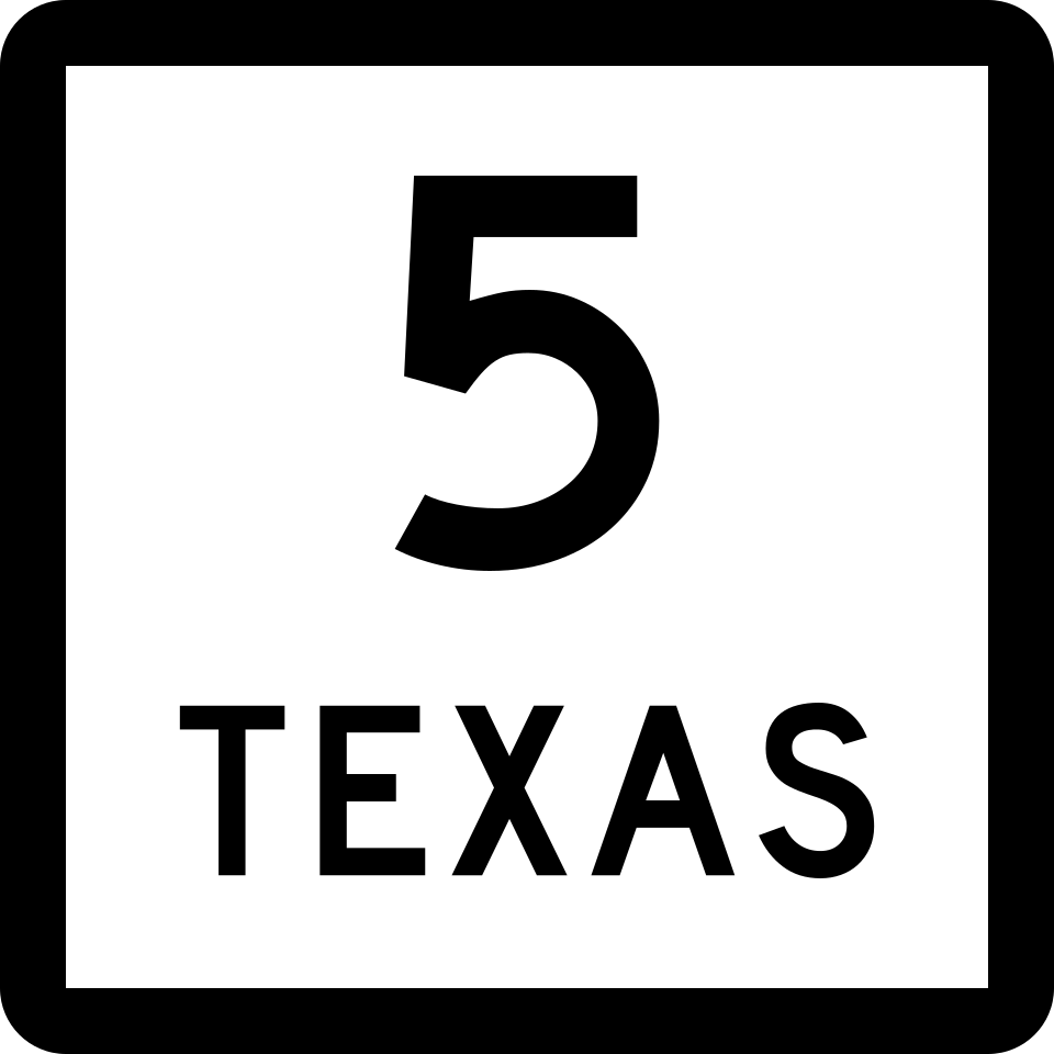 Texas State Highway 5 shield