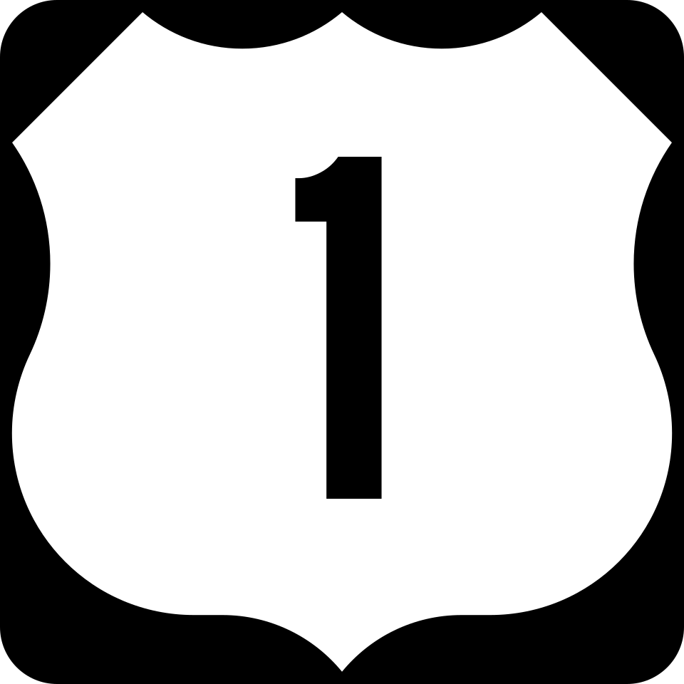 US Route 1 (regional connector) shield