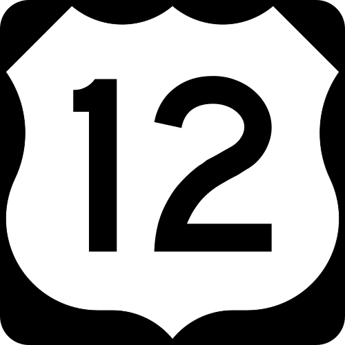 US Route 12 (Rand Road link) shield