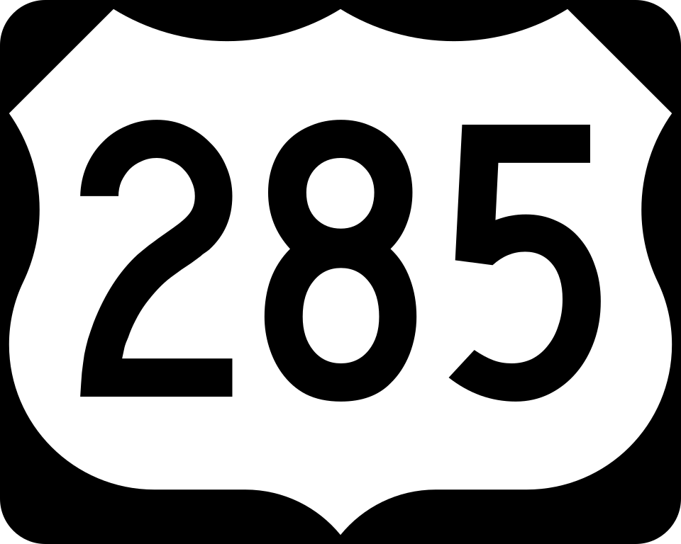 US-285 shield