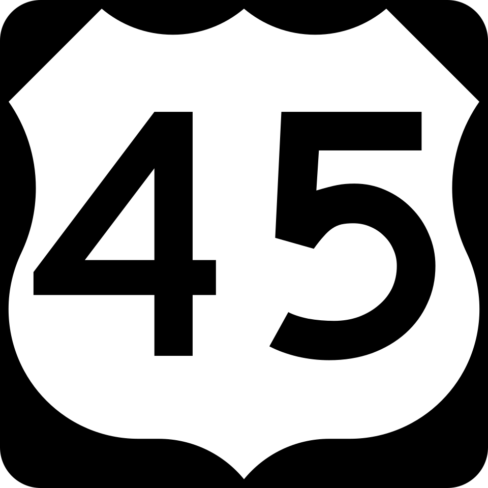 US Route 45 shield