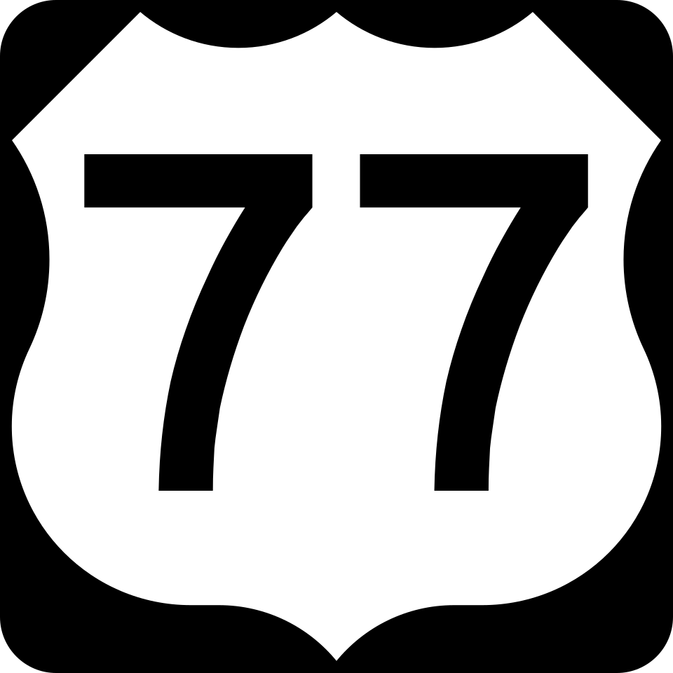 US Route 77 (Broadway Extension) shield