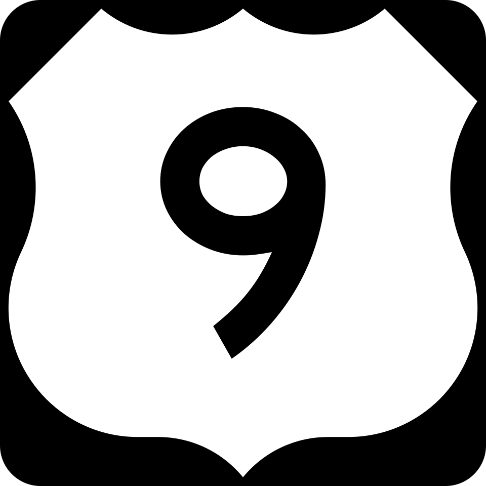 US Route 9 (Broadway) shield
